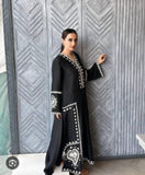 Black sparkle embroidery 2pc