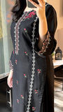 Multi black embroidery 2pc