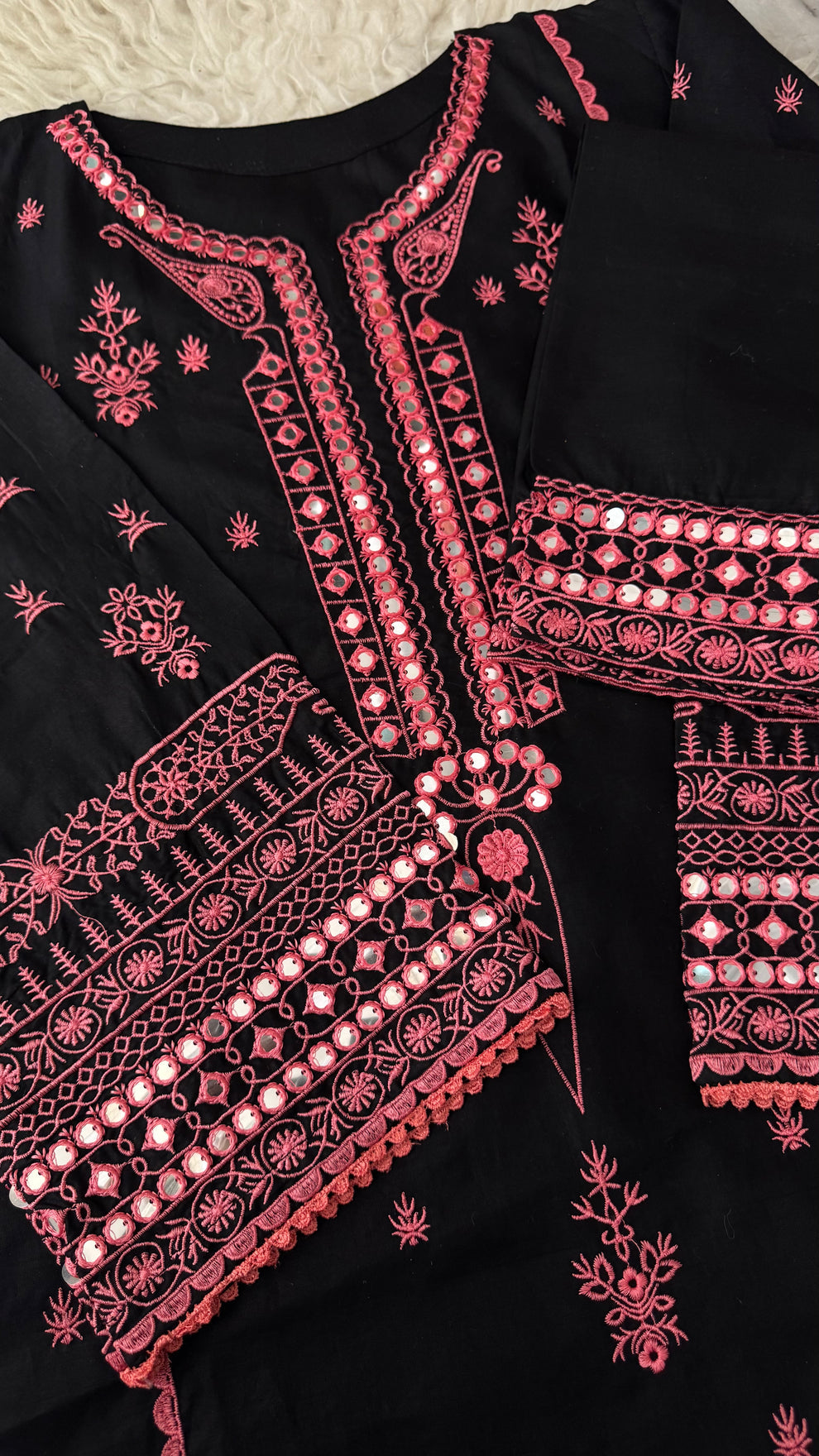 Ajal embroided dress