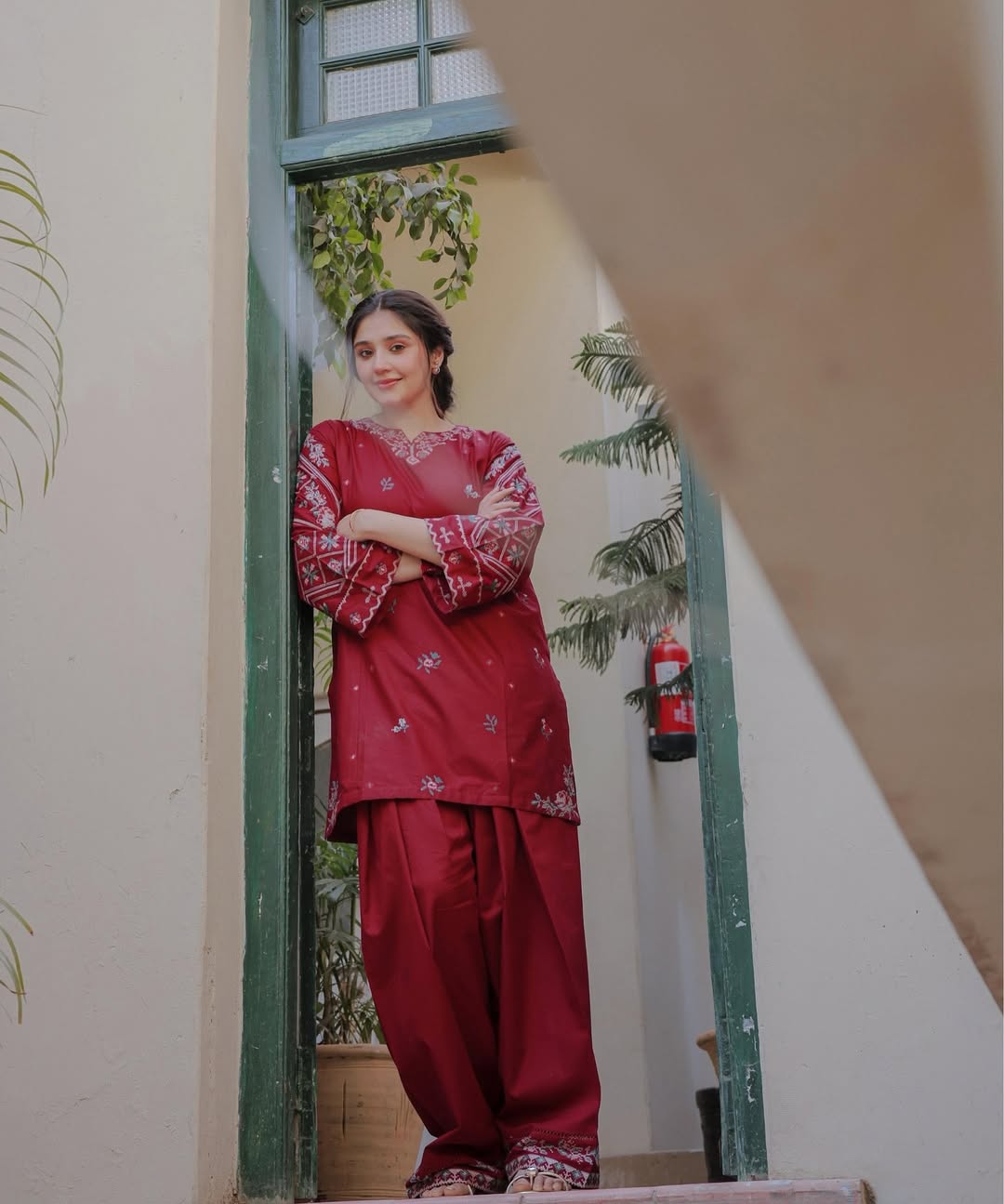 Haseen embroided 2pc pure lawn