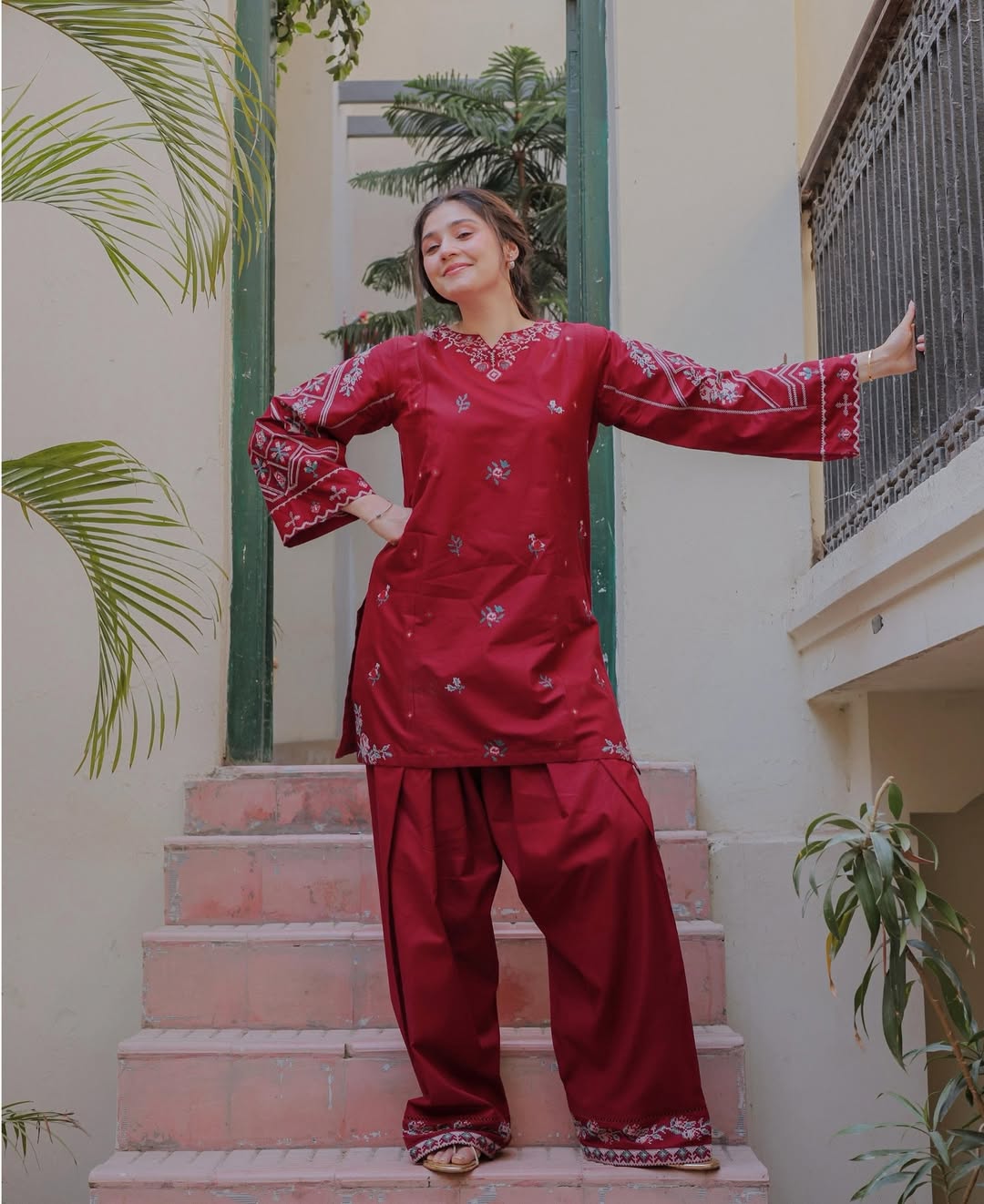 Haseen embroided 2pc pure lawn