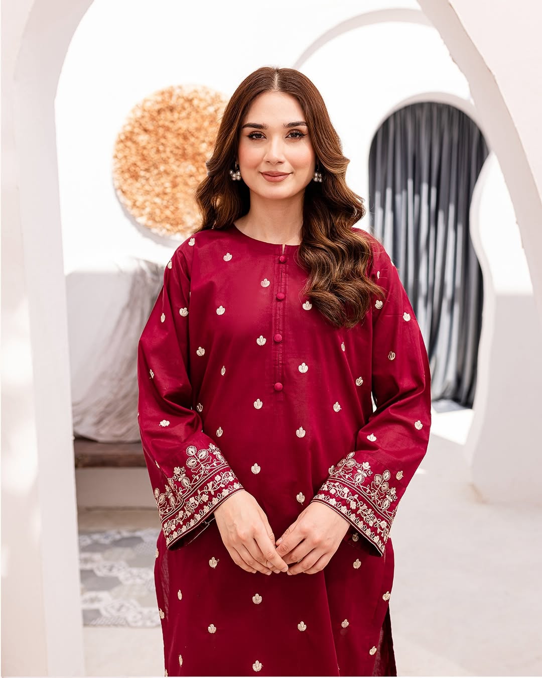 Haseen emb long length