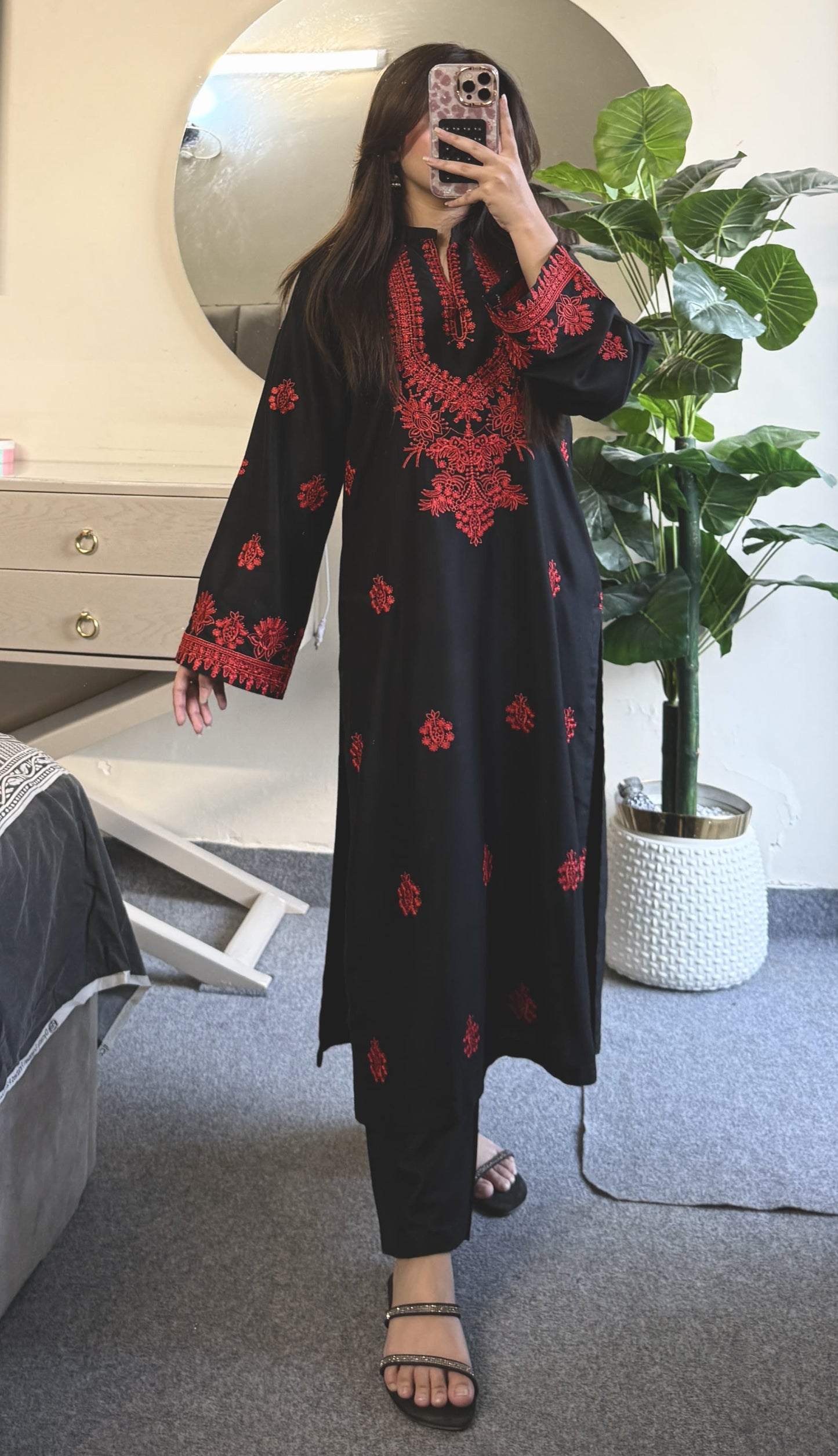 KOMAL EMBROIDERY 2PC*